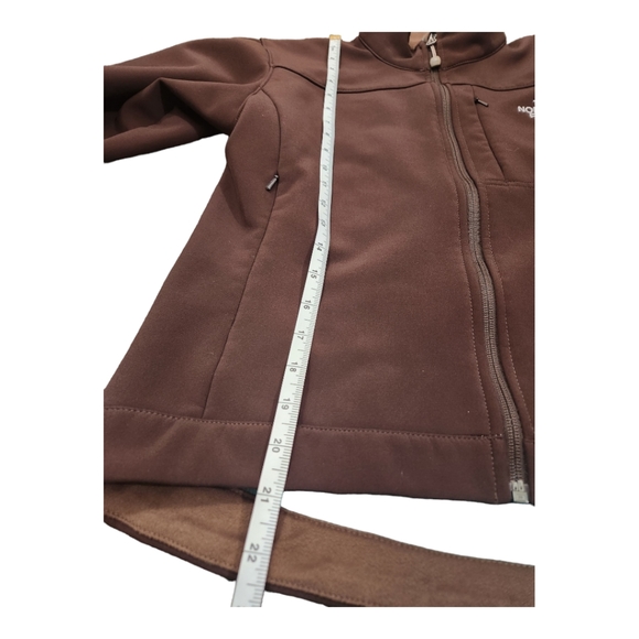 The North Face Apex Soft Shell Jacket Brown and Blue, (Small) - Picture 10 of 16